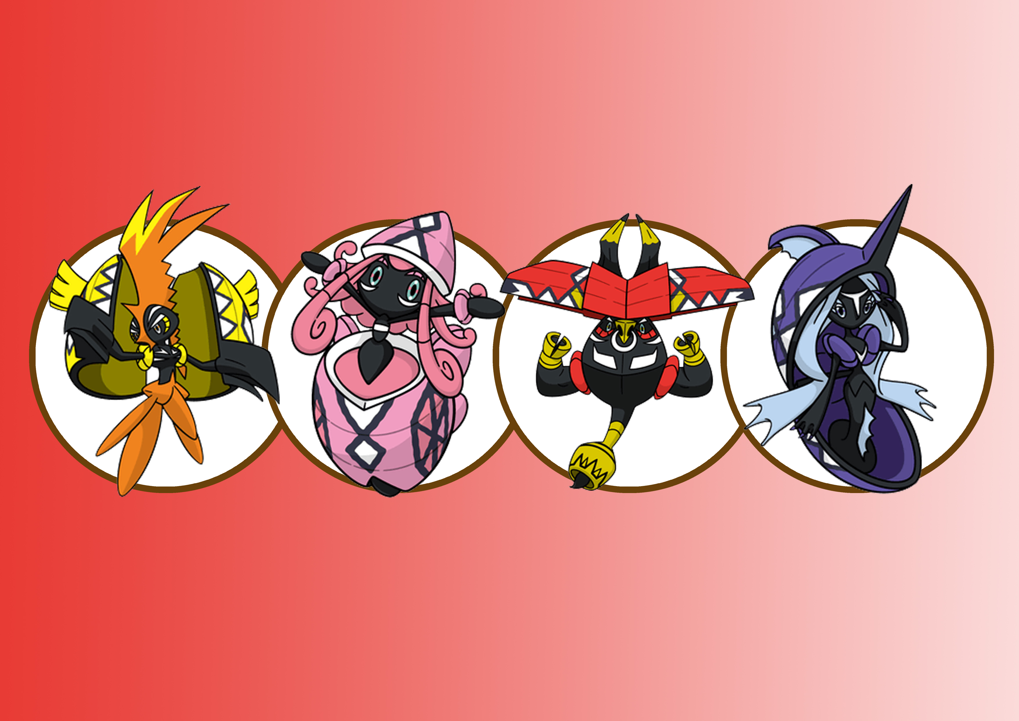 《精灵宝可梦》中四个一组的传说宝可梦