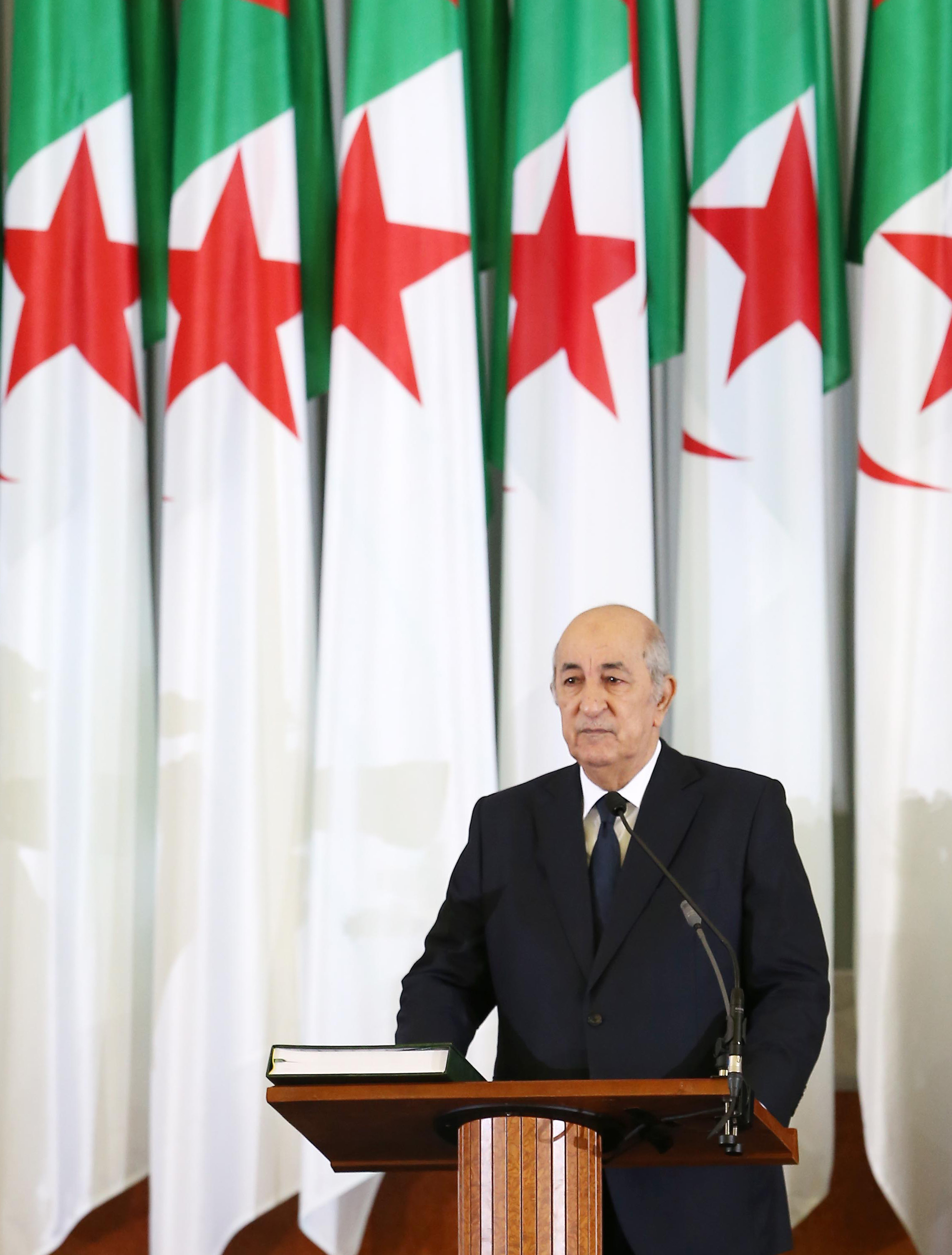 阿尔及利亚举行总统就职典礼