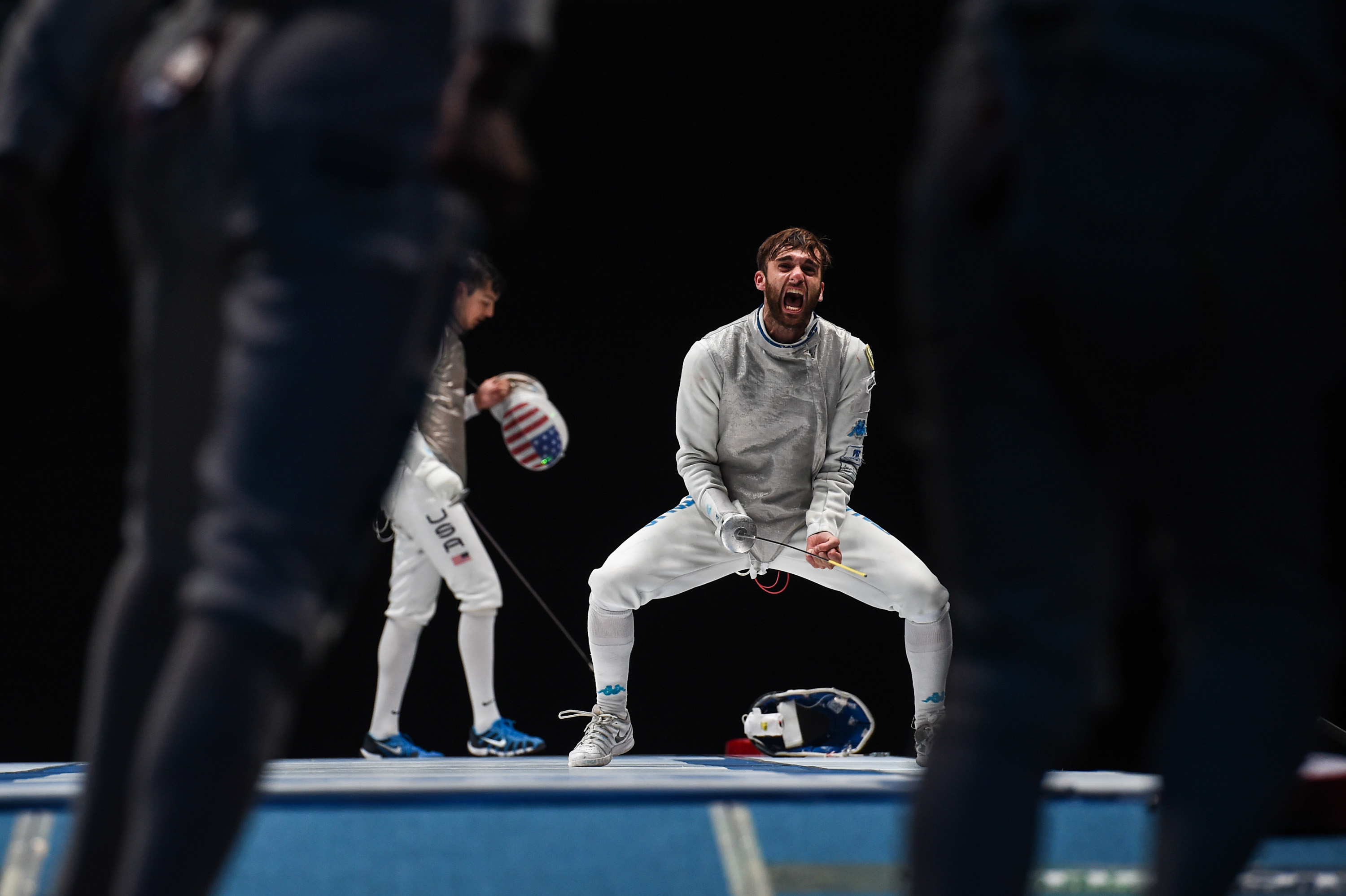 击剑——世锦赛:意大利队夺得男子花剑团体冠军(10)