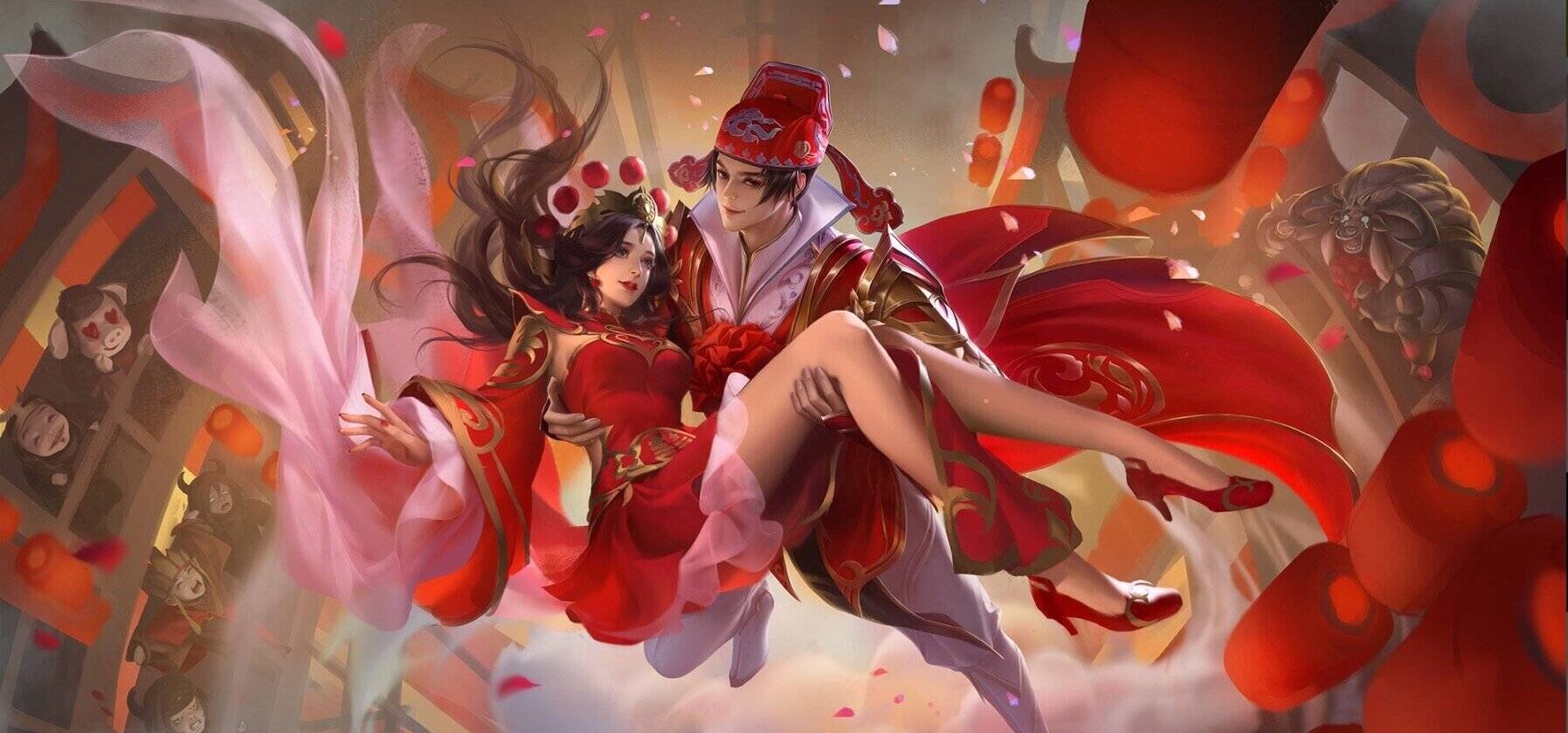 王者荣耀:继大乔孙策情侣皮肤之后,猴子和露娜再出情人节限定!