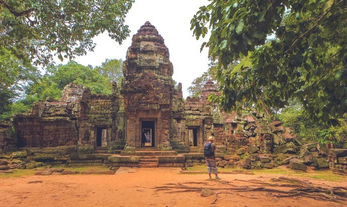 塔布笼寺是东南亚的梦想处,这里充满了佛教和印度教的融合!