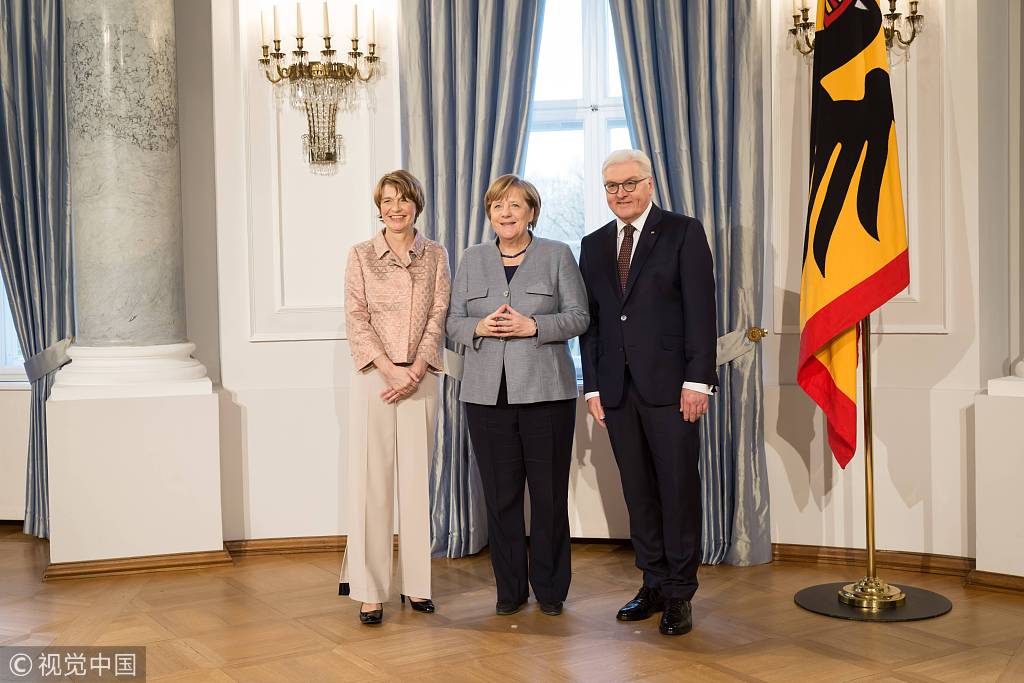 默克尔出席德国内阁新年招待会