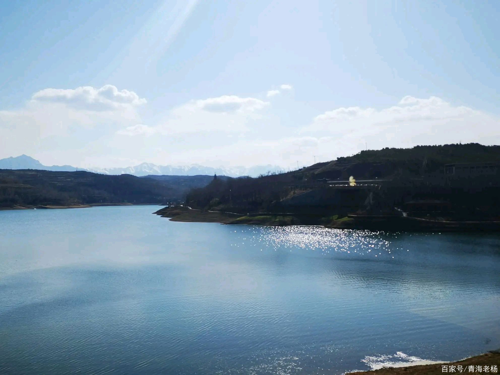 青海湟中螞蟻溝水庫風景