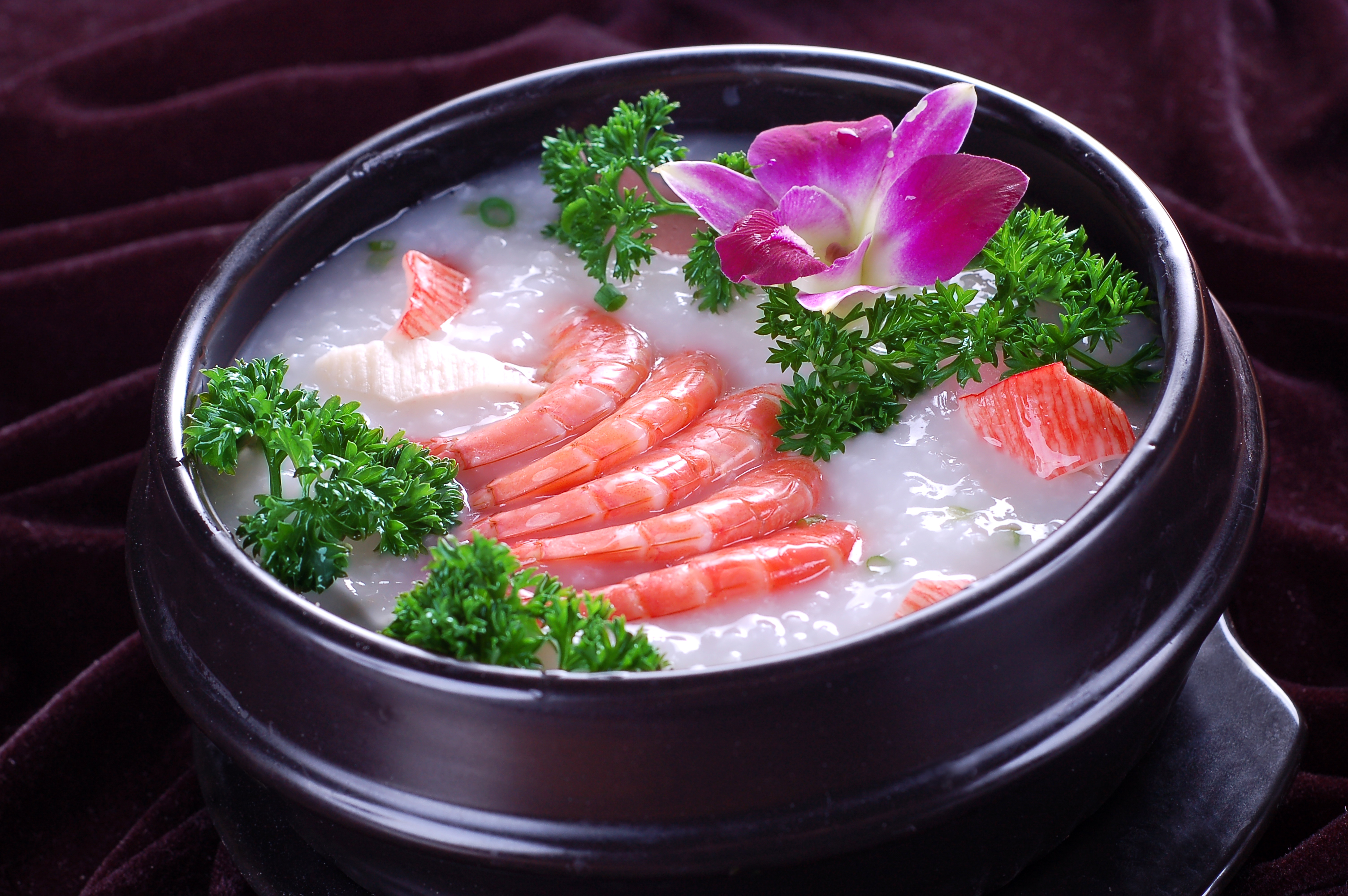 第二道,是 韭菜虾羹