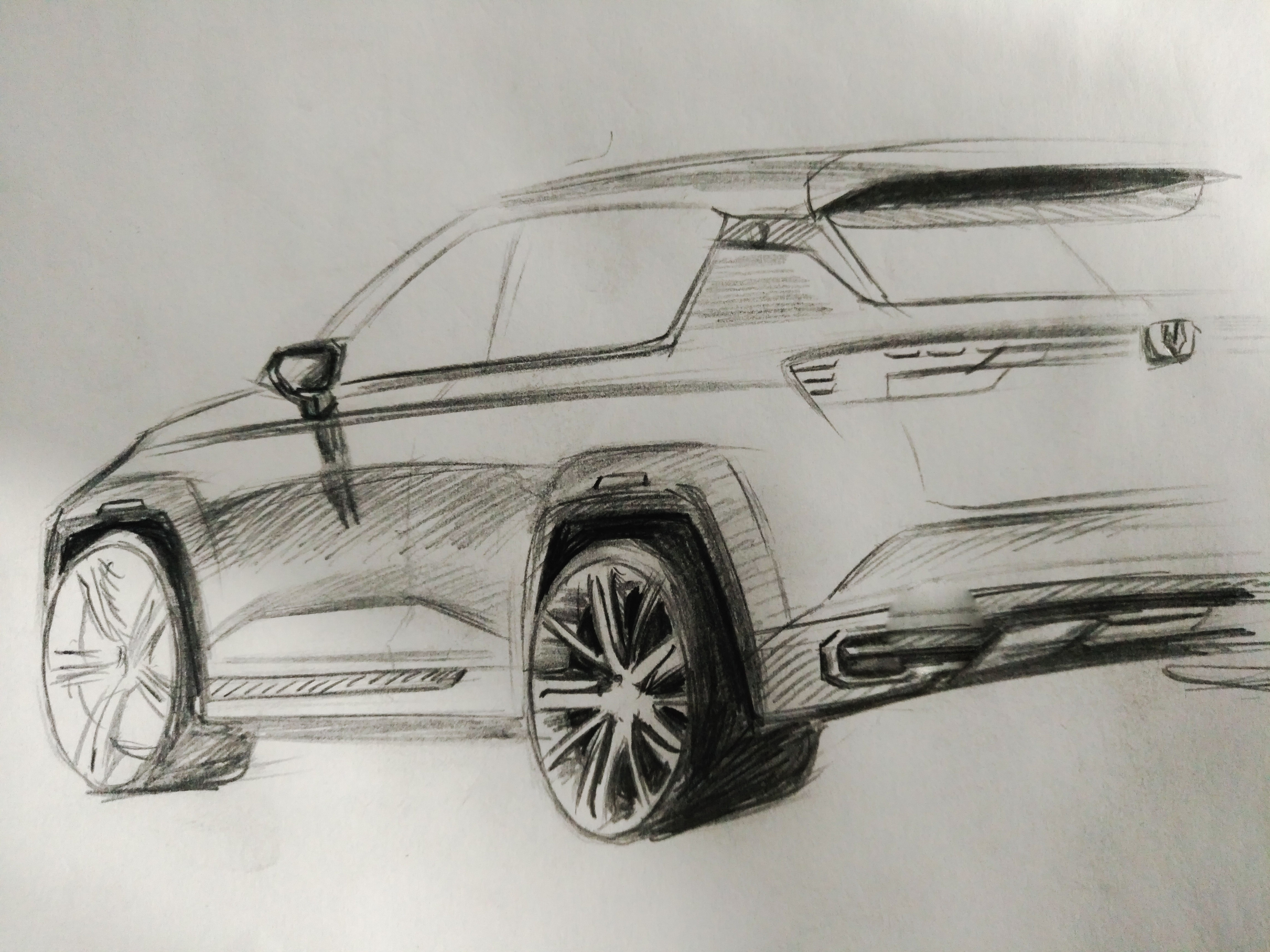 国产当自强!手绘长安cs35plus