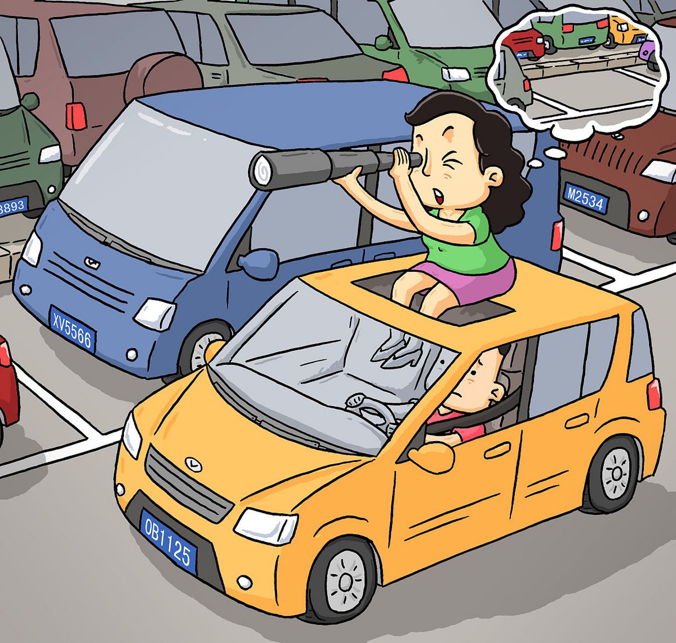 然而,由于私家车数量的增加,停车位的稀缺已经成为对老百姓生活产生