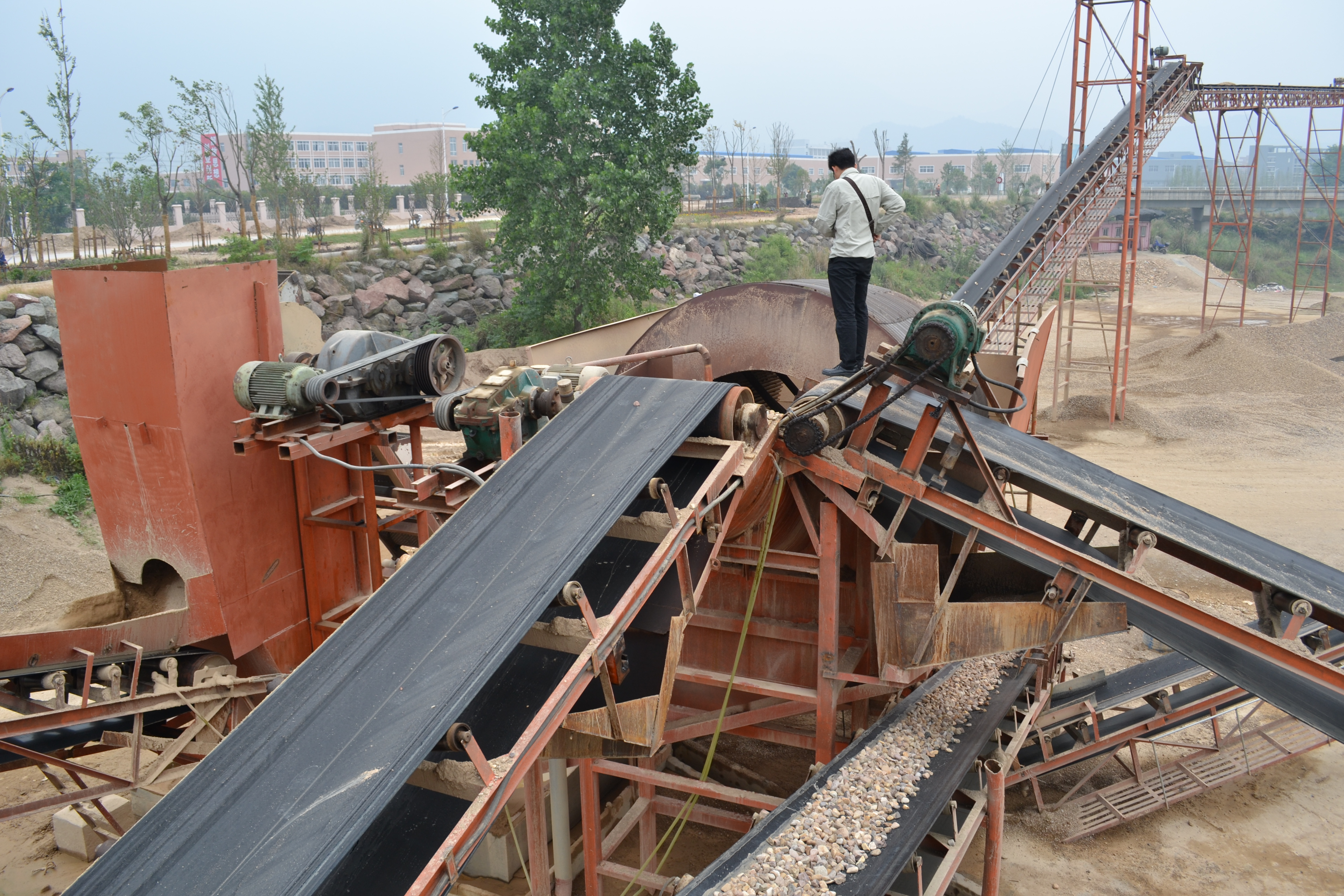 机制砂生产线中烘干机故障的总结