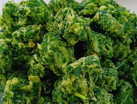 茼蒿丸子新吃法,不用加一滴水,翠绿松软不发黄,清香味美也不腻