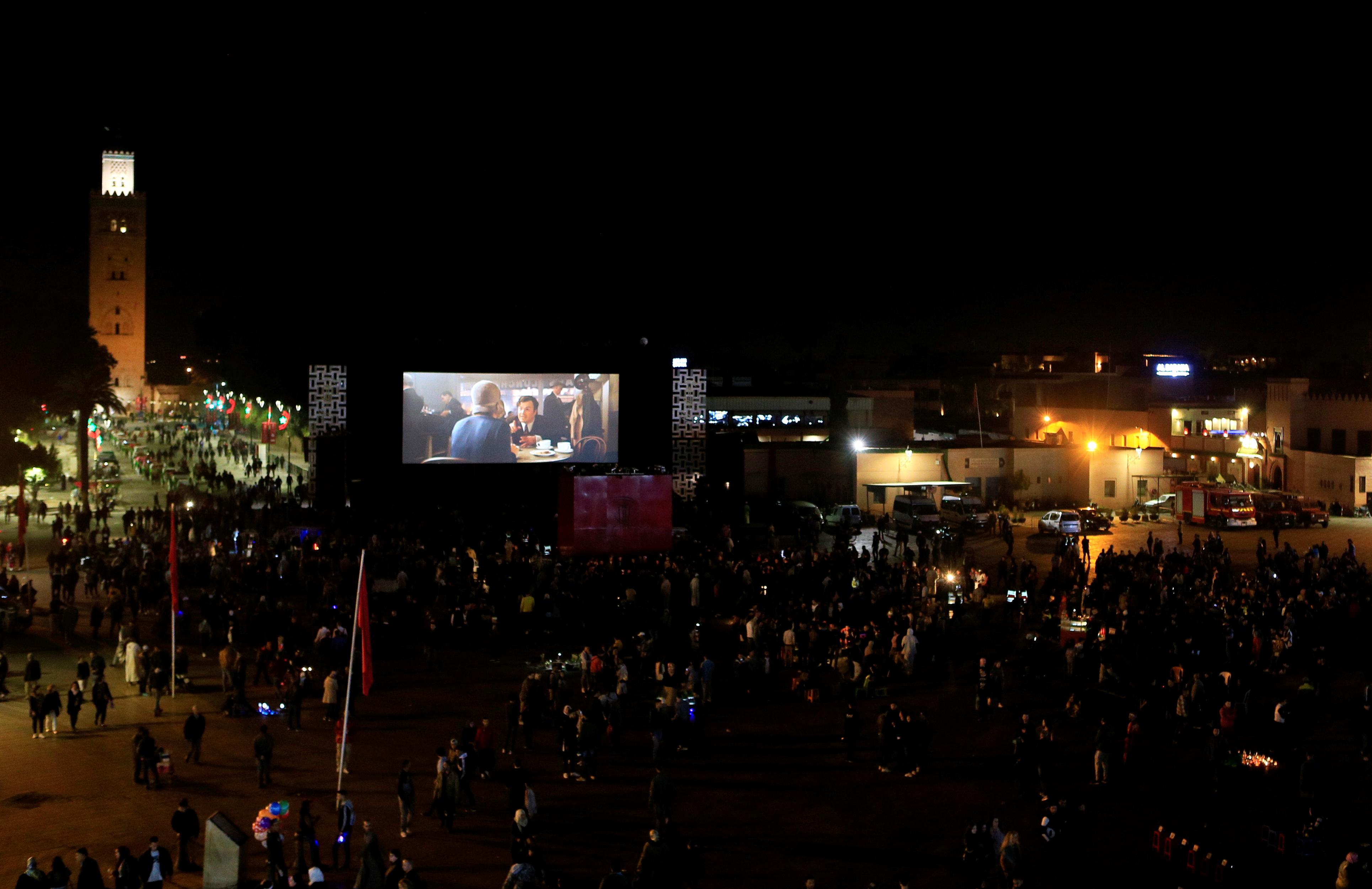 第18届马拉喀什国际电影节在摩洛哥开幕(1)