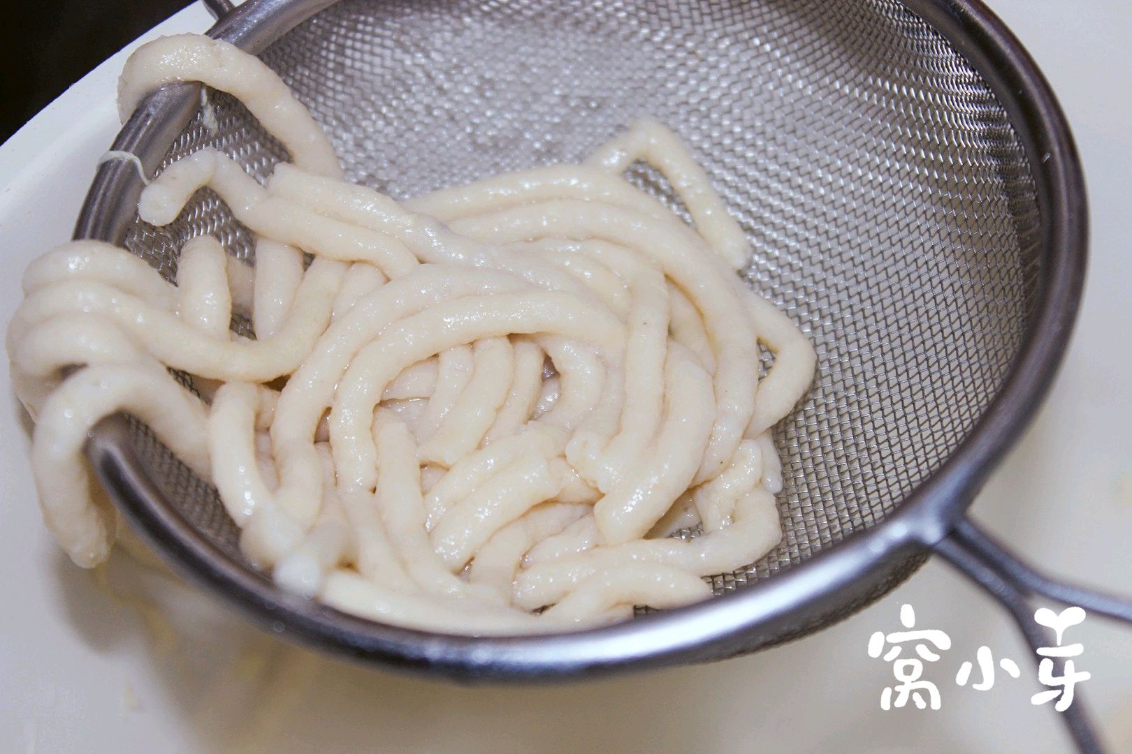 好吃的山药核桃挤挤面