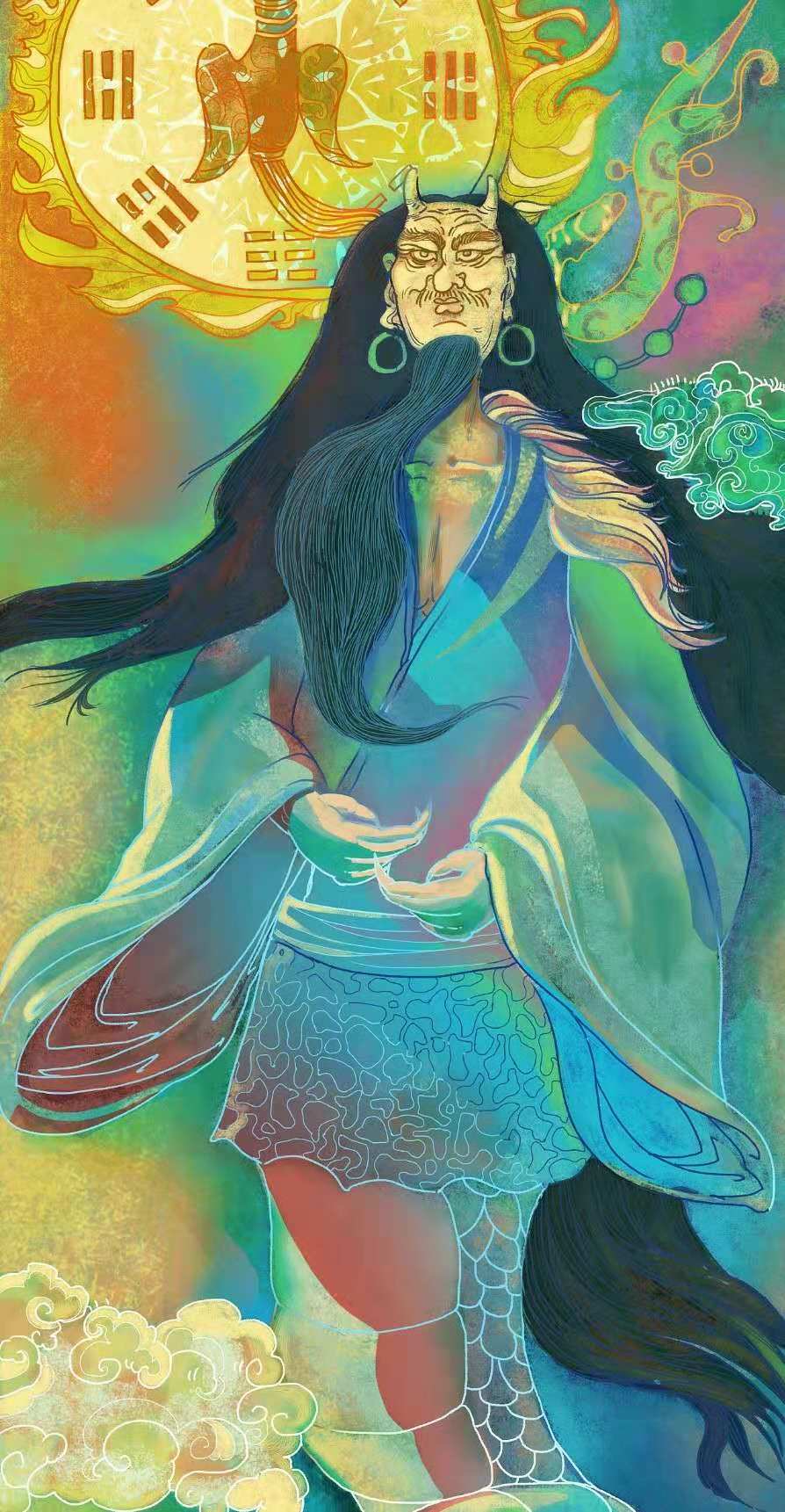 古代神话中的"半兽之神":盘古,女娲,西王母等,你认识几位?