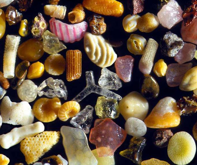 沙子放大300倍,原来是长这样!