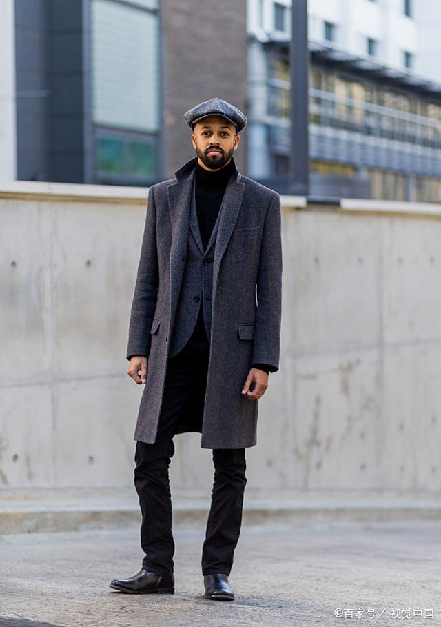 男士街拍达人为你示范大衣流行穿搭,哪一款适合你?