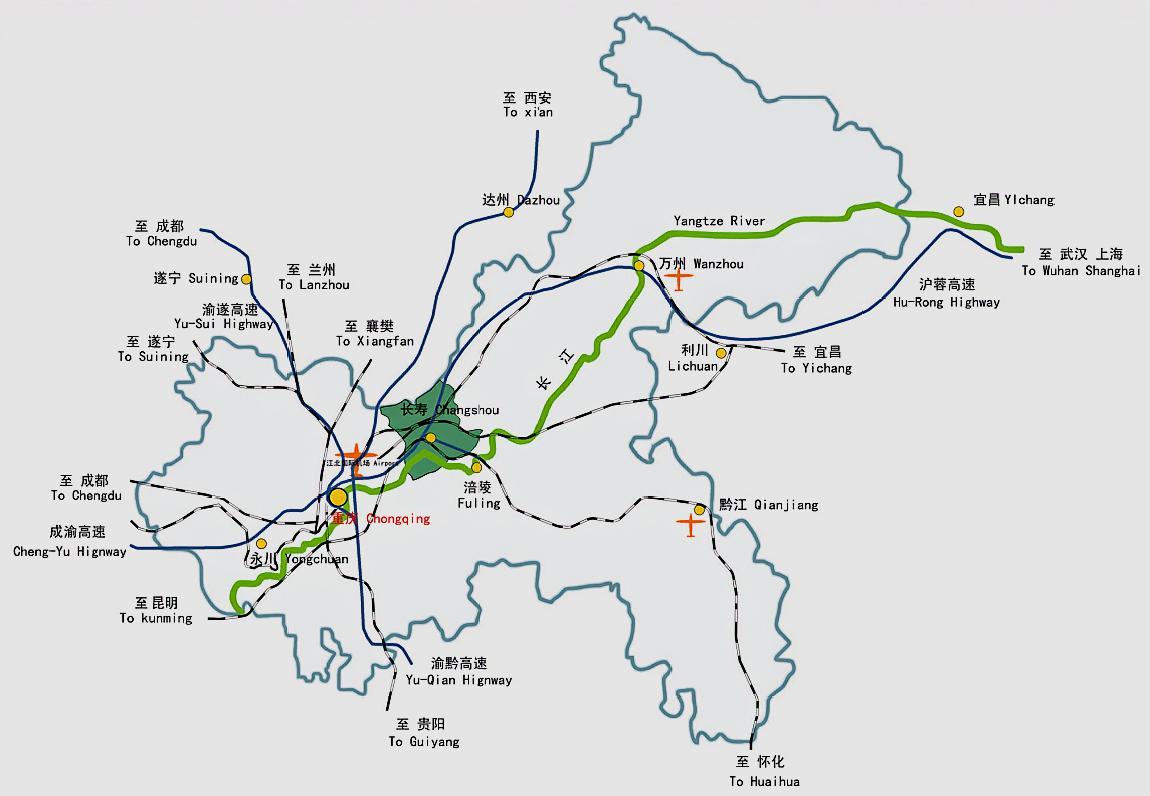 重庆长寿区田园乐温景区道路加宽正在设计选线工作