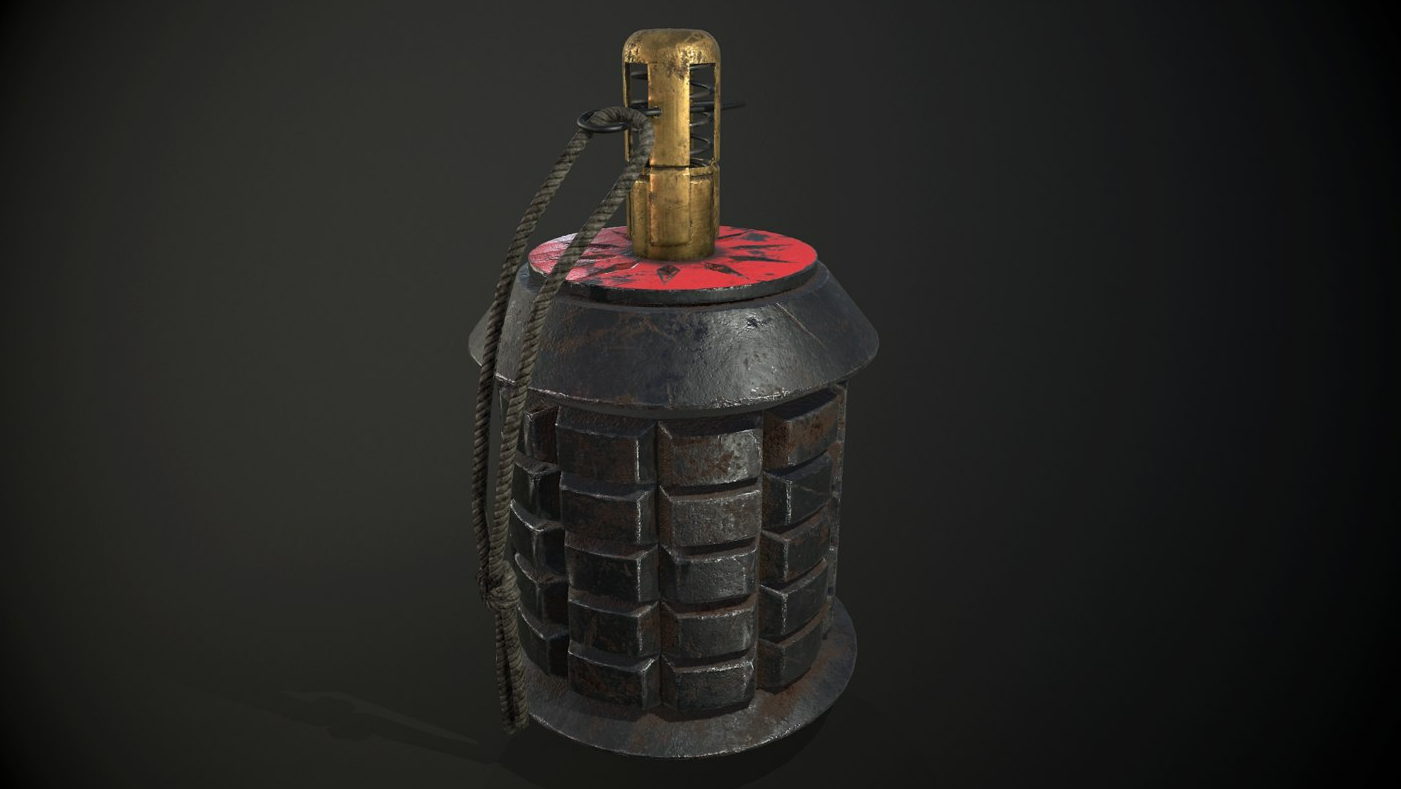 二战谁家的手榴弹最强?日本香瓜手雷扔之前要先砸一下!