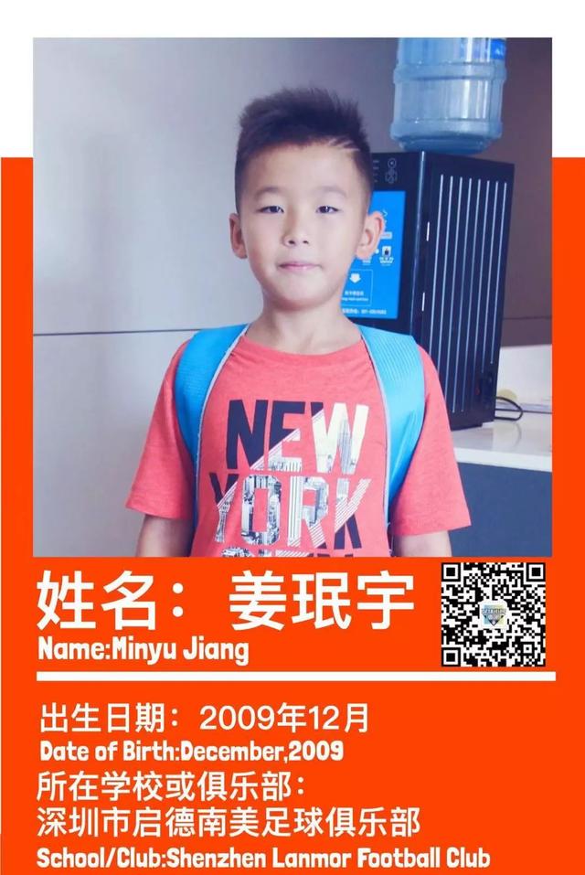 中国足球小将2009年球员信息