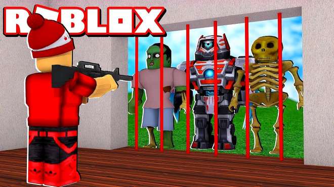 [图]小格解说 Roblox 建造生存模拟器：升级闪电激光枪！建设钢铁堡垒？