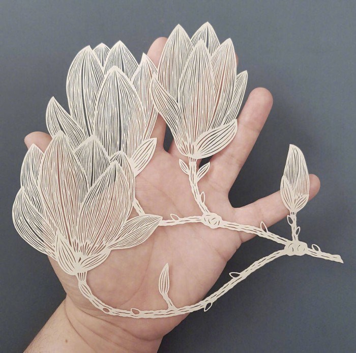 国外手工大神的剪纸作品,太美了,怎么做到的?