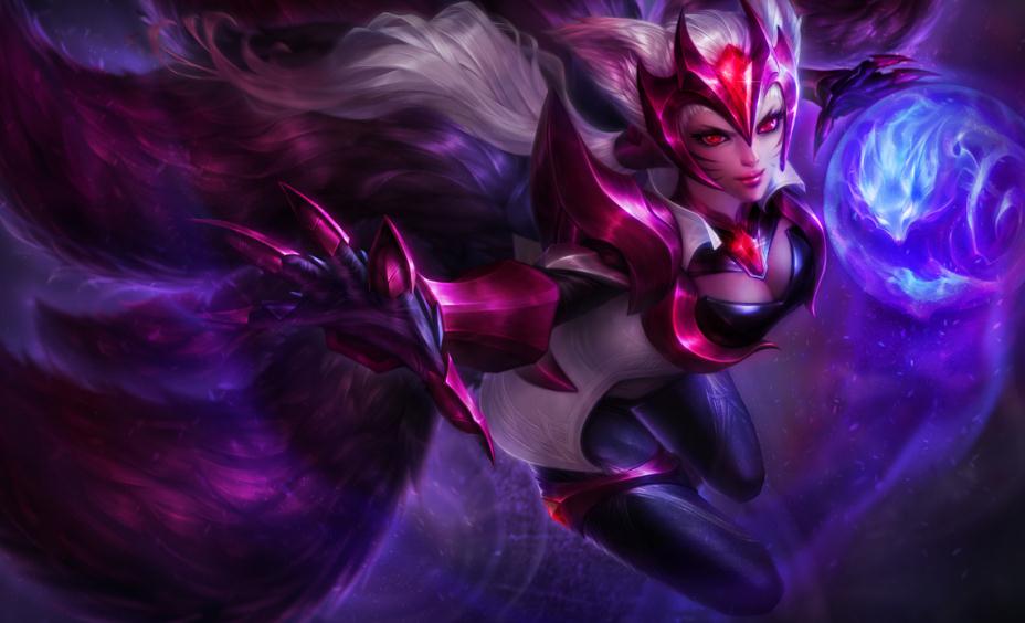 联盟中最好看的女英雄,阿狸魅惑众生,而她此时无声胜有声