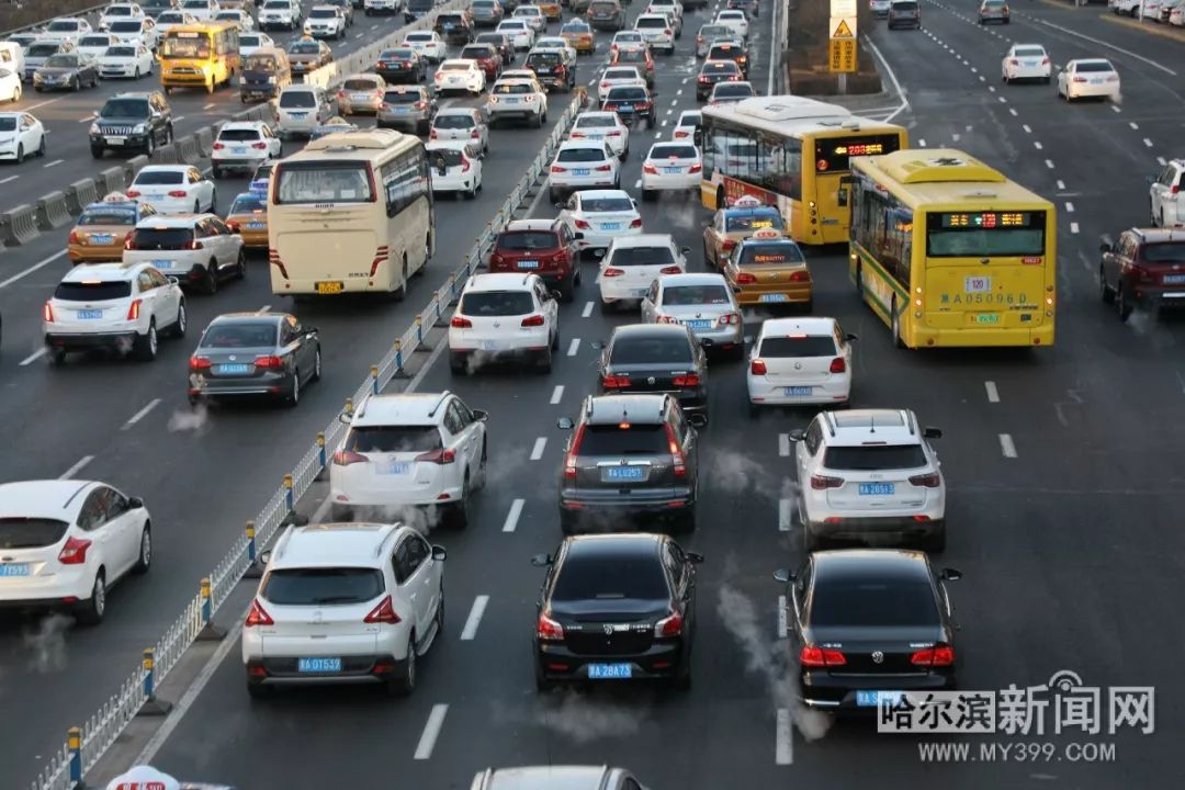 高德大数据点赞哈尔滨公交运行效率高丨道路拥堵程度低于上年度