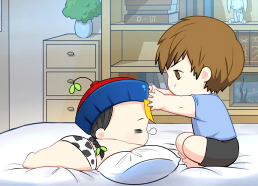 捡到一个小僵尸:小僵尸帽子里暗藏了一个红色"怪人"!