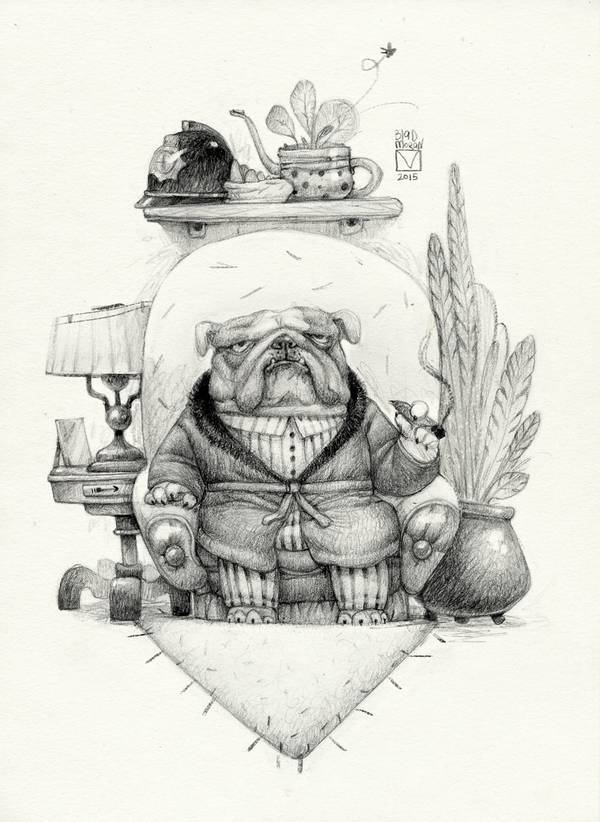 夸张的表达,搞怪的画面,这组国外手绘插画看了就很快乐