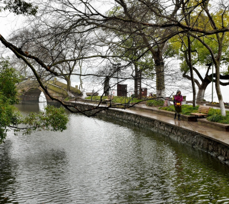 嘉兴诗人朱彝尊以湖为名编纂了一本《鸳鸯湖棹歌》诗册,在嘉兴诗坛上