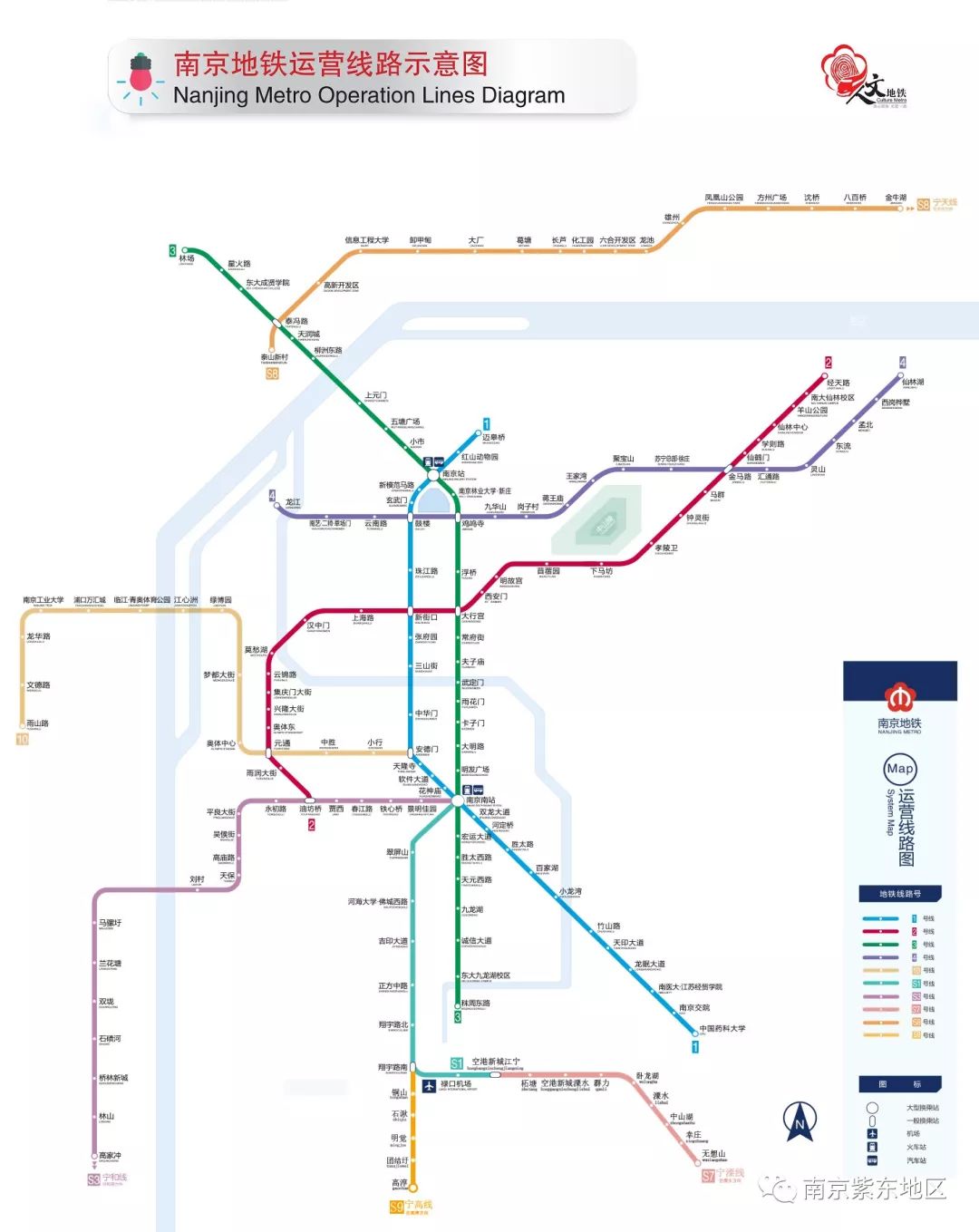 南京地铁s系线路大全!(2019年12月29日第四版)