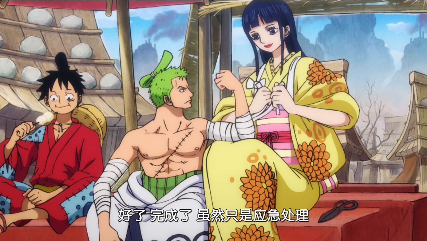 《海贼王》900集,索隆一眼看穿阿菊是女装大佬,不愧是副船长!