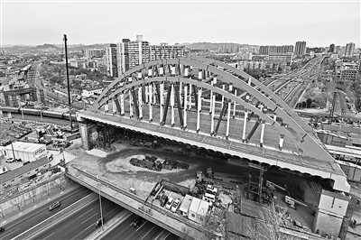 丰台特大桥本周完成整体落梁