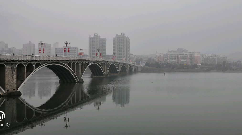 黄柏河畔的丁家坝大桥