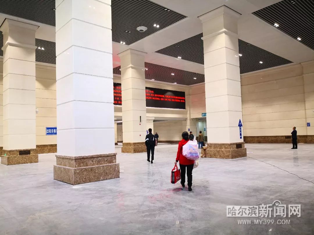 哈站南广场正式启用,超多图实拍带"地标"