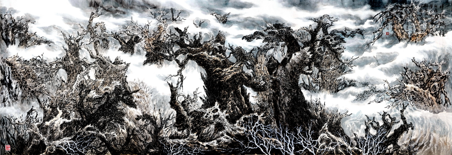 中流砥柱160x500cm