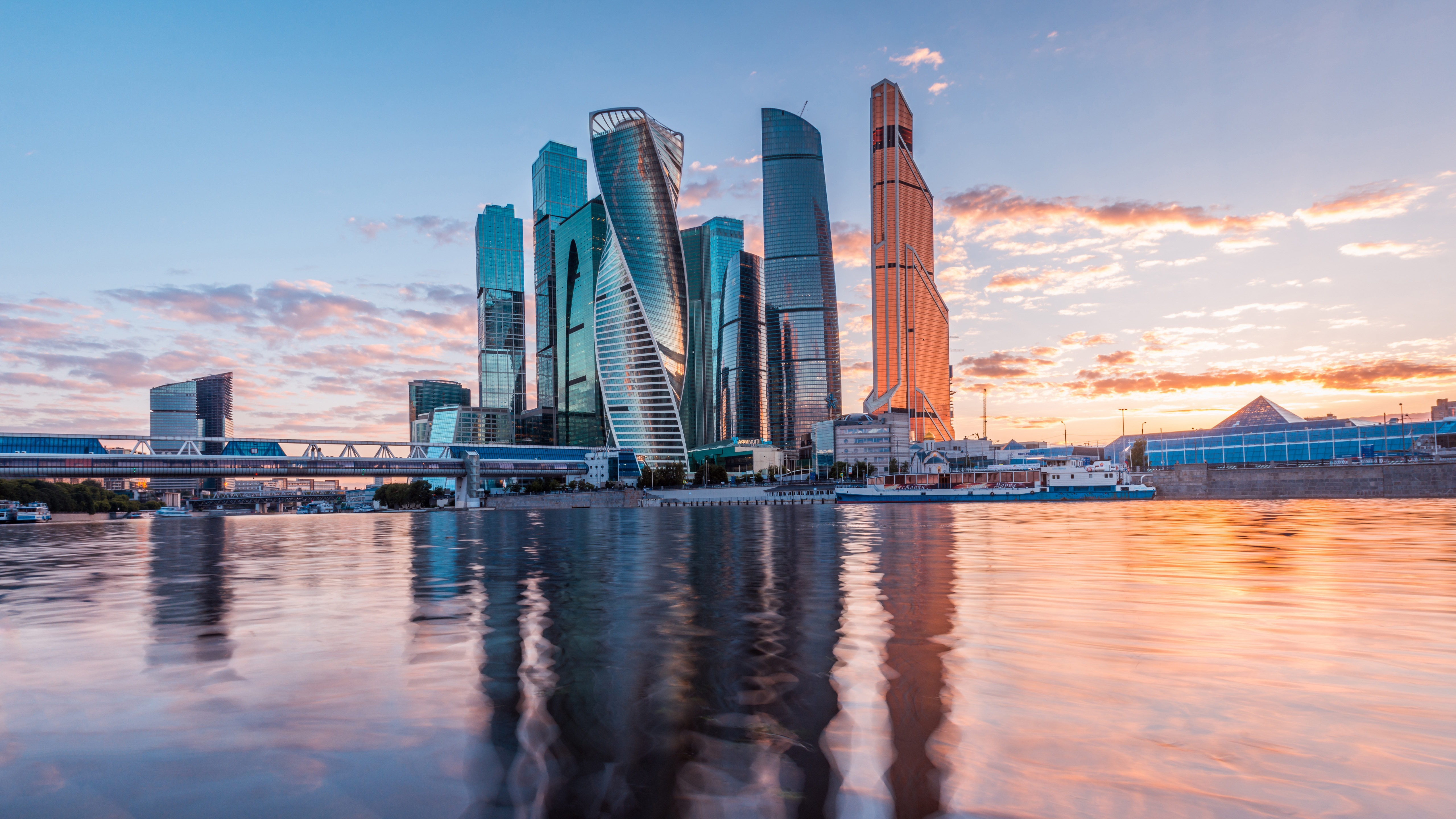 俄罗斯首都莫斯科的城市风光,高清壁纸,风景电脑高清