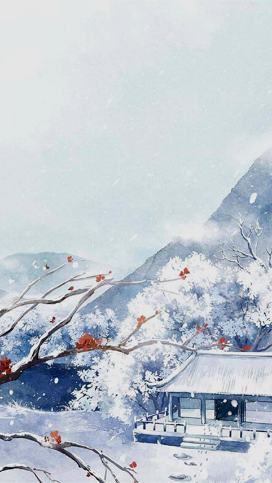 唯美古风壁纸 | 谁谓绮罗翻有力,犹自嫌轻更著人