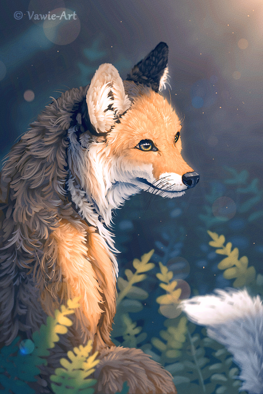 画师vawieart作品欣赏:动物篇