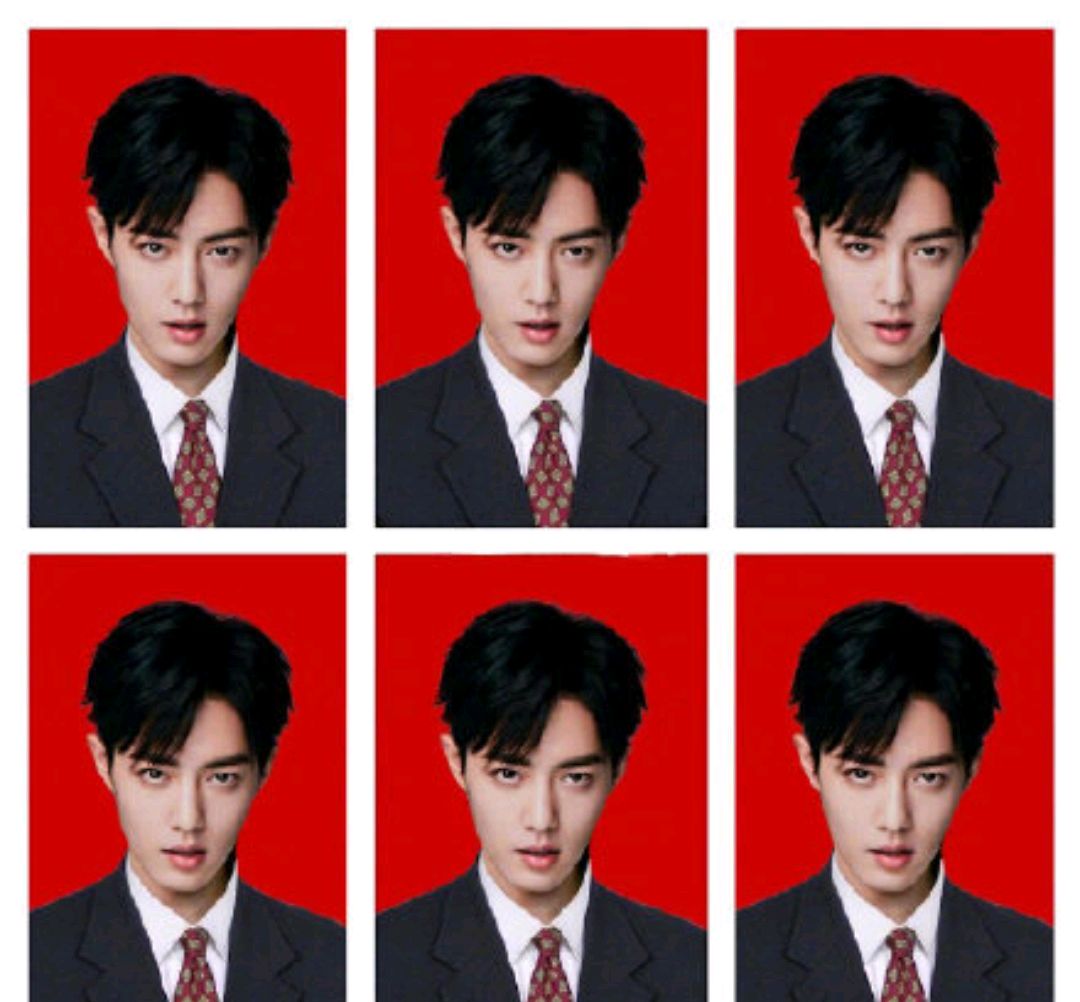 肖战证件照,令人怦然心动,好清秀俊朗