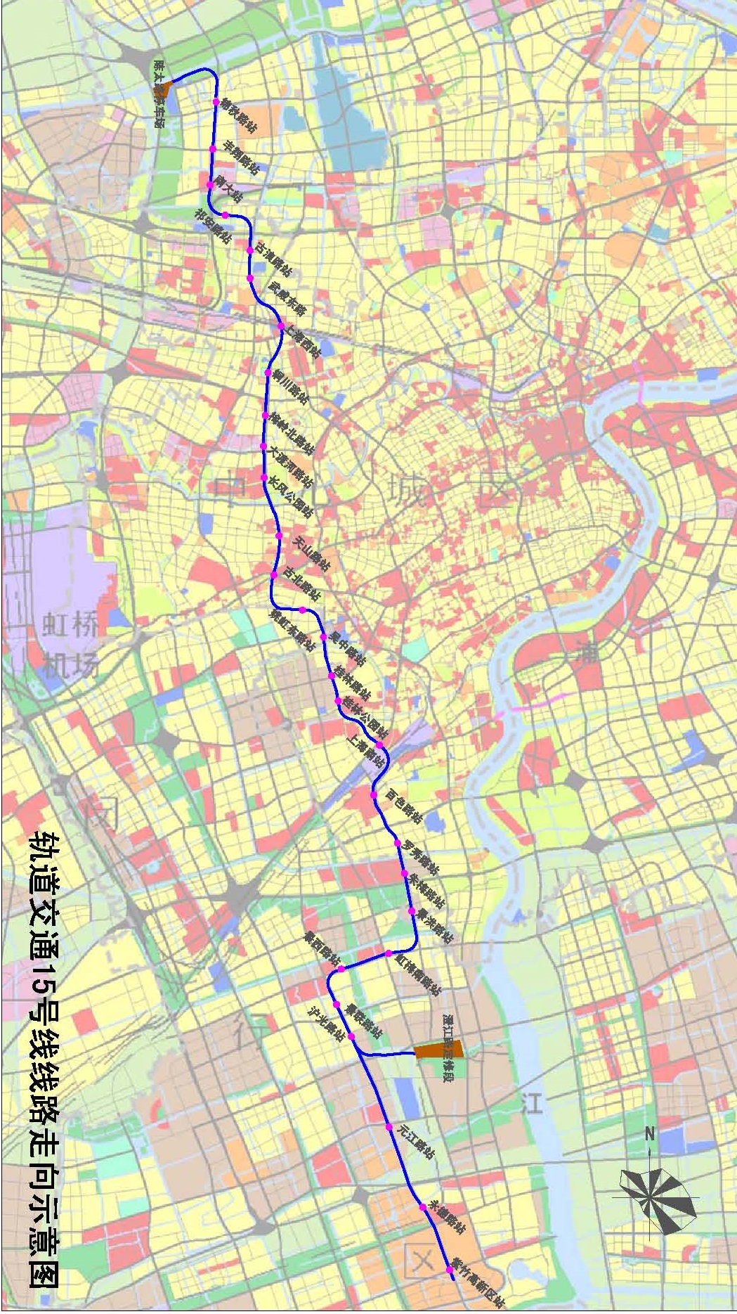 上海15号线 线路图图片