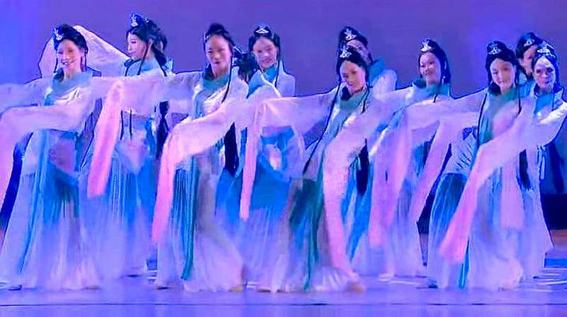 民族古典舞《采薇》女子群舞,舞姿优美,人美舞更美!,舞蹈,艺术舞蹈,好看视频