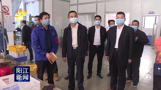 丘志勇到江城调研企业防疫和复产工作