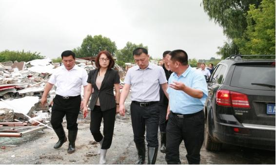 宽城区区长李炜姝现场督查防汛工作