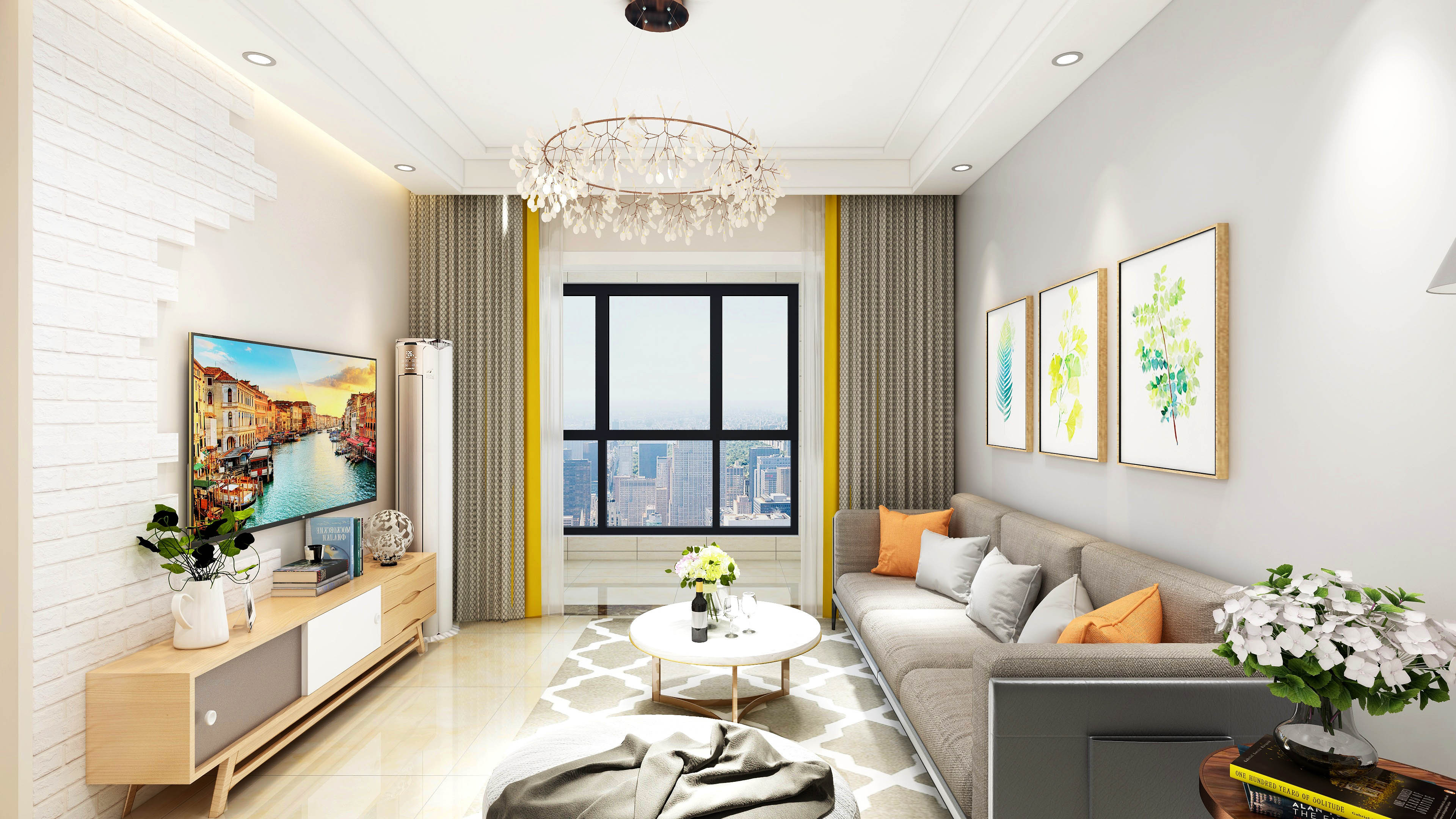 我家89平三居室,现代装修风格,美翻了!-朗悦公园道1号装修