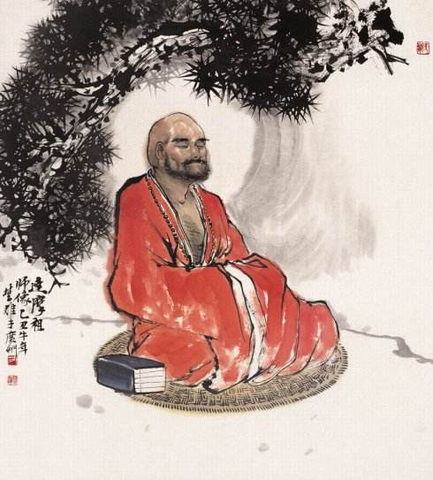 达摩祖师由天竺而来,入广州渡长江终到嵩山,成为中国佛教初祖!