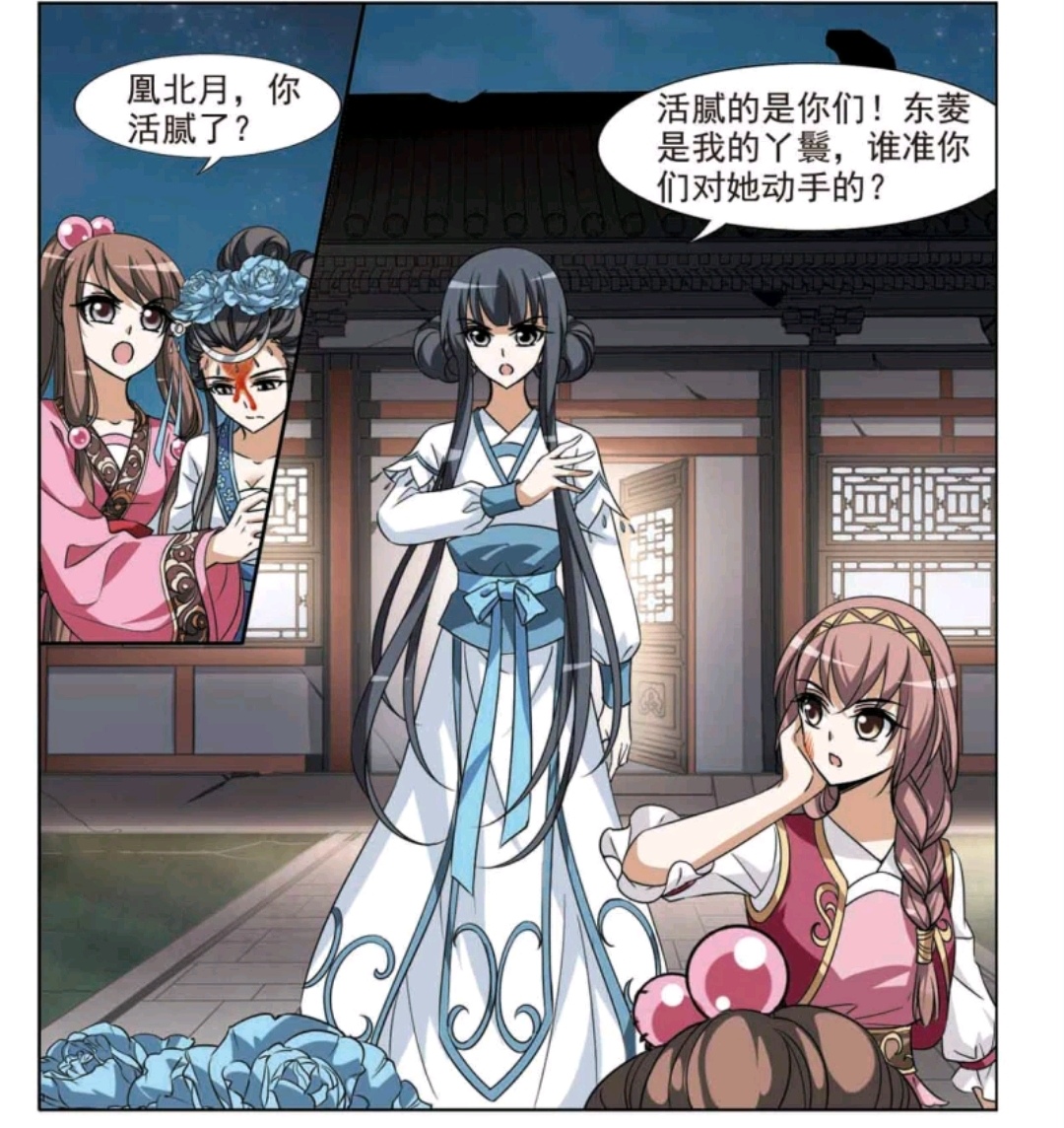 凤逆天下萧韵母女上门找茬凰北月奖她一茶杯