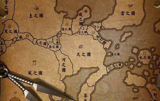 火影忍者日本史 | 地图:火影大陆上的政治地缘学