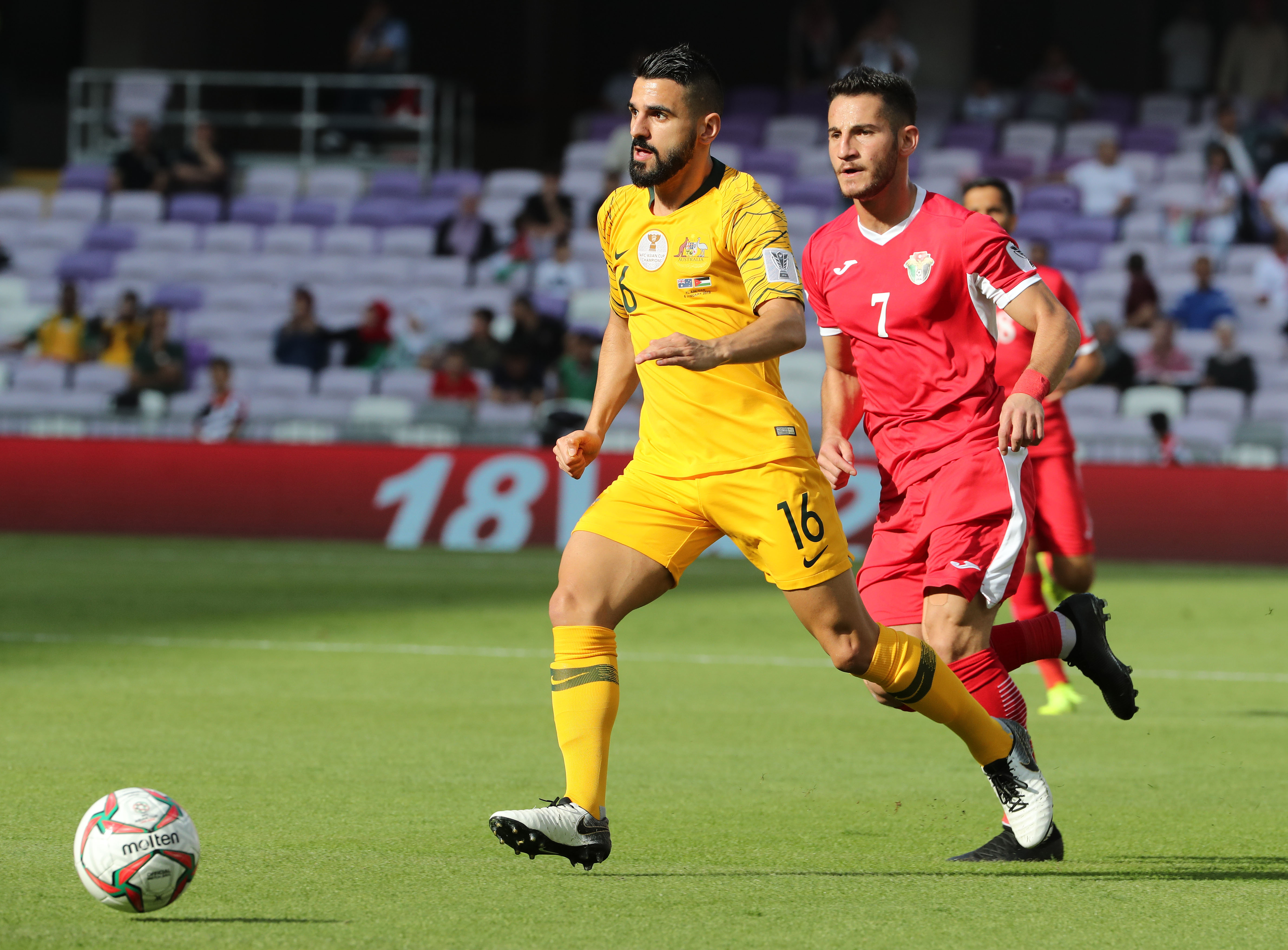 足球——小组赛:澳大利亚对阵约旦