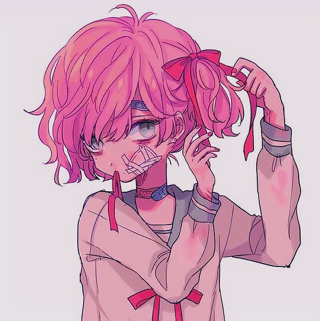 人物绘画,病娇系少女插画图集