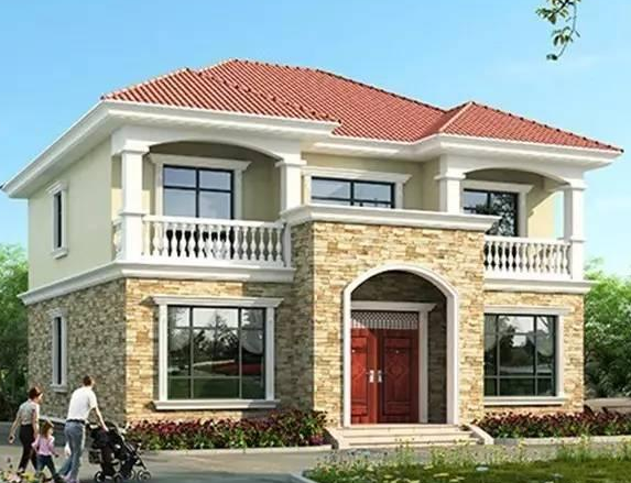 这款二层农村别墅,主人盖出了豪宅的效果