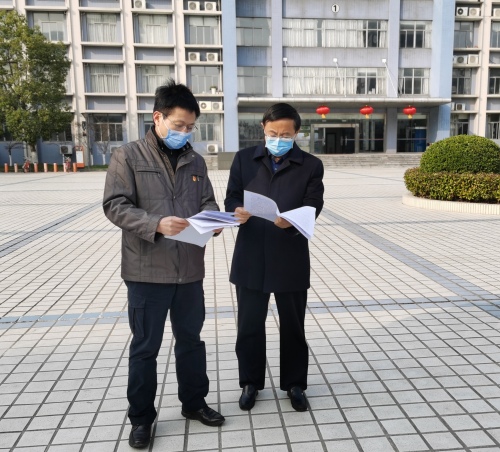 朱从明副厅长督查指导南京市技工院校职业培训学校疫情防控工作