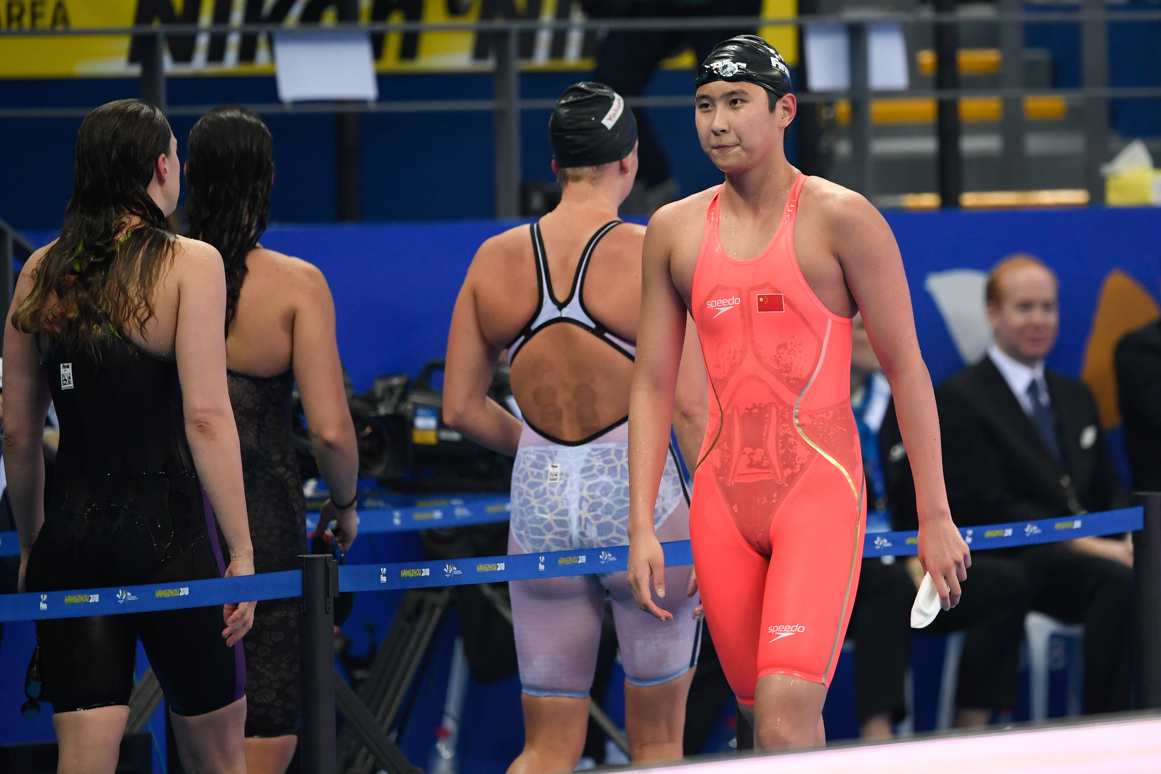 游泳——短池世锦赛:王简嘉禾获女子800米自由泳冠军